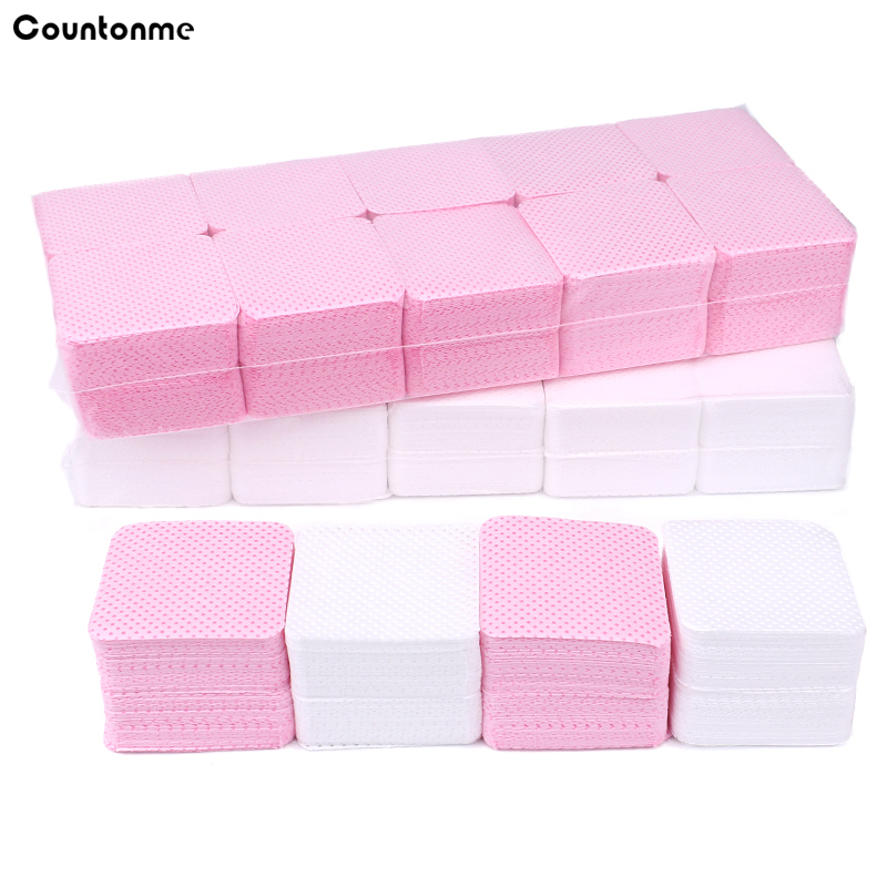 Nail Art Remove - 1000Pcs Cotton Nail Polish Remover Napkin