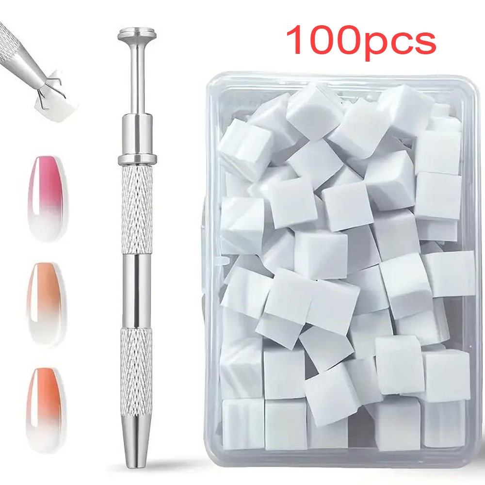 Nail Art Pinterest - 50/100Pcs White Mini Nail Sponge With