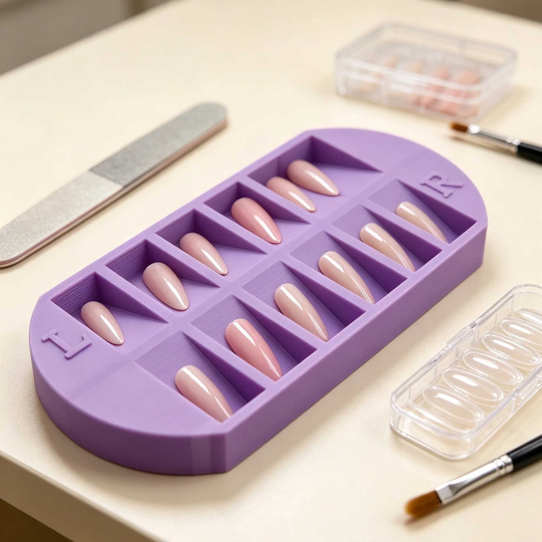 Nail Art Pinterest - 8-Grids Nail Tip Storage Tray with