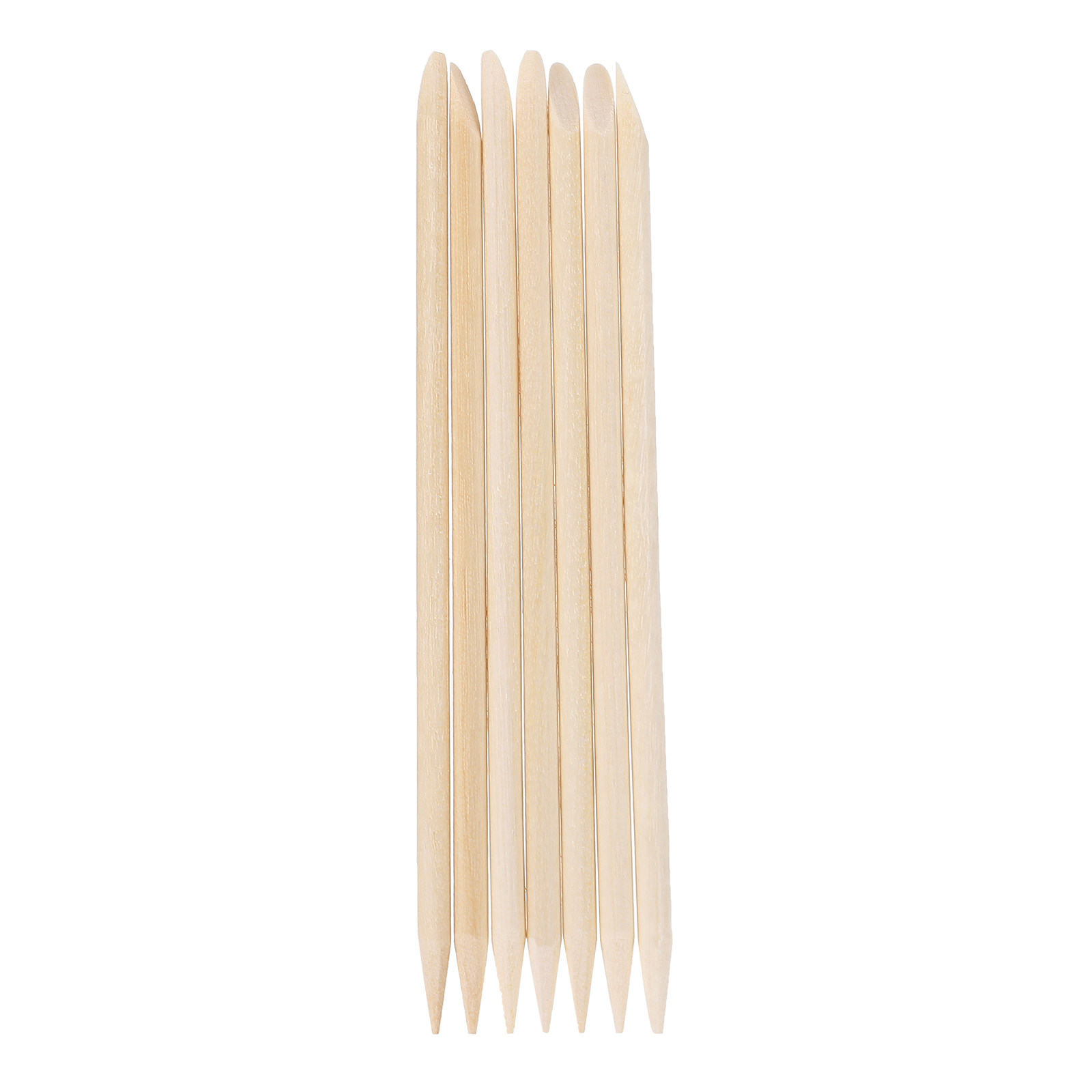 Nail Art Remove - 200pcs Orange Wood Cuticle Sticks Dual