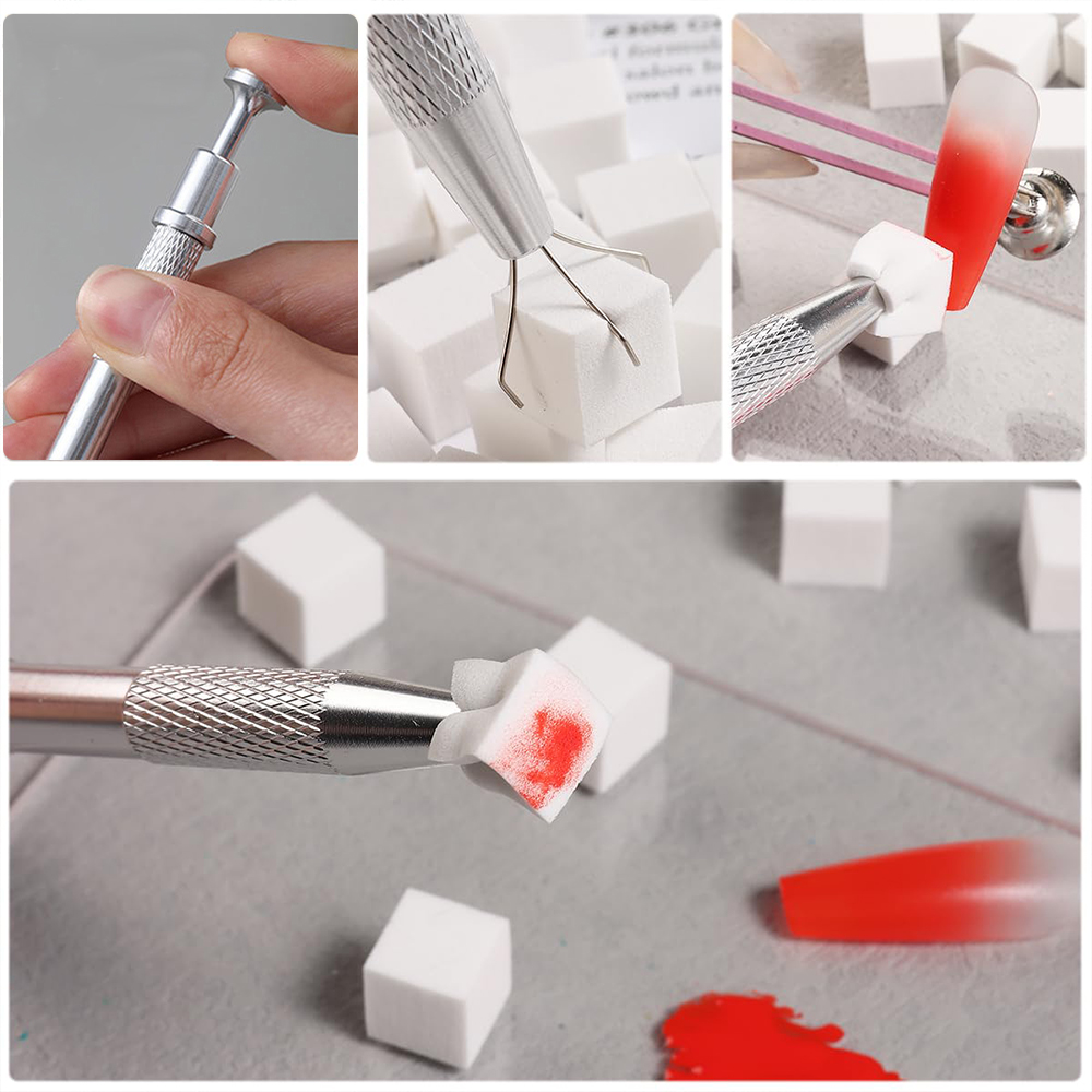 LULAA Nail Art Sponge DIY Grad - Nail Art Pinterest review and price