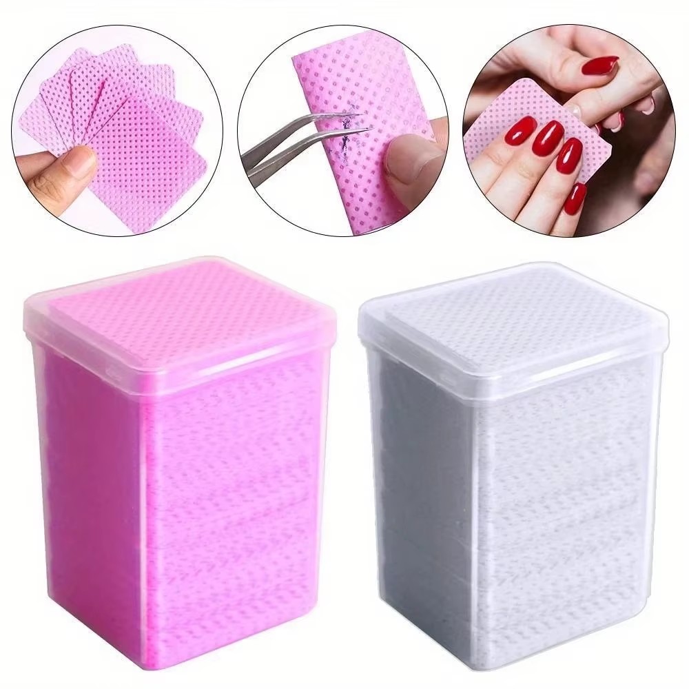 200Pcs Pink Lint-Free Nail Pol - Nail Art Remove review and price