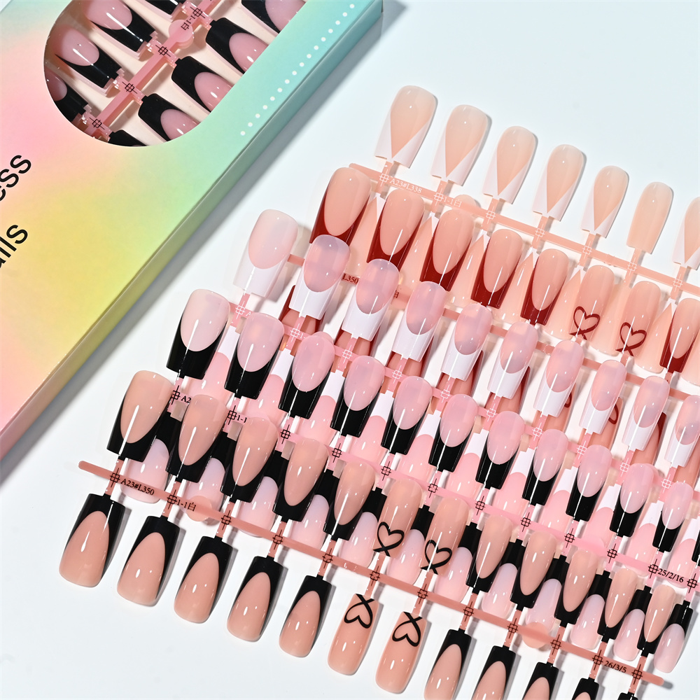 120Pcs Medium Square French Pr - Nail Art Wedding review and price