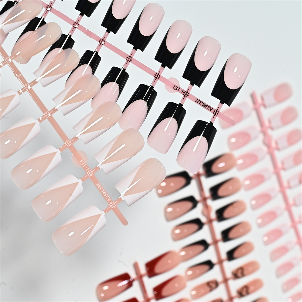 120Pcs Medium Square French Pr - Nail Art Wedding review and price