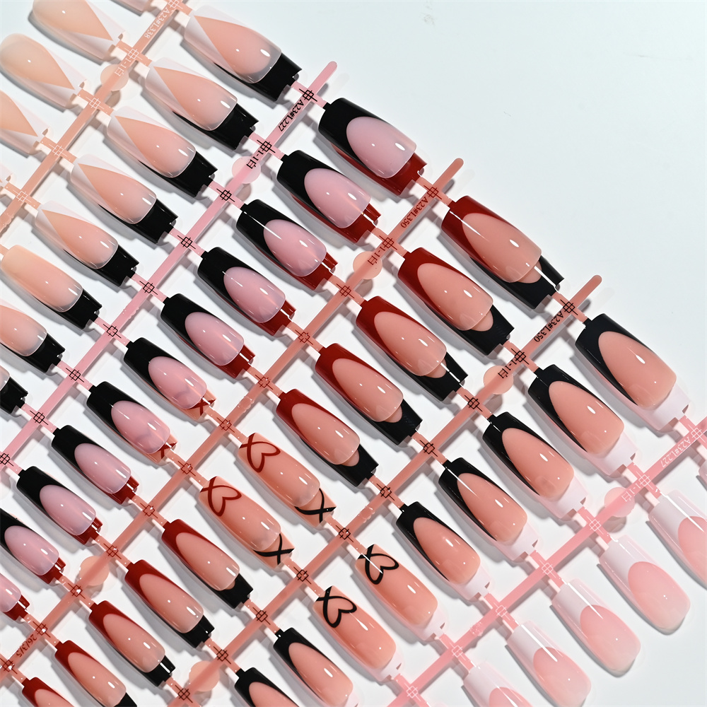 120Pcs Medium Square French Pr - Nail Art Wedding review and price