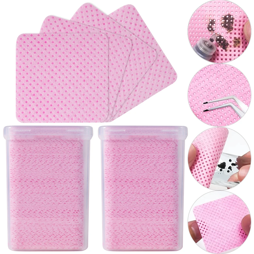 200Pcs Pink Lint-Free Nail Pol - Nail Art Remove review and price