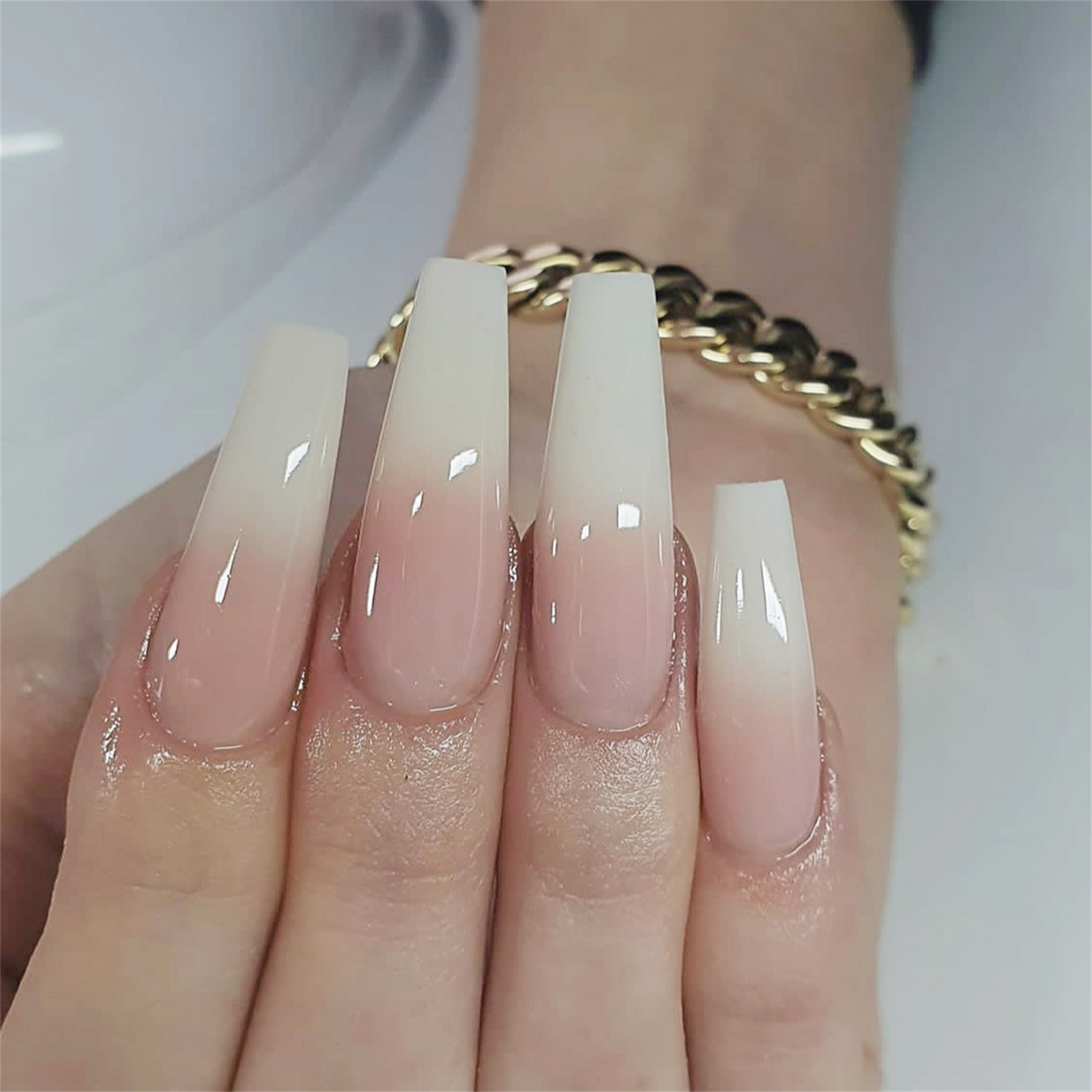 Long Ballerina Fake Nails for  - Nail Art Wedding review and price