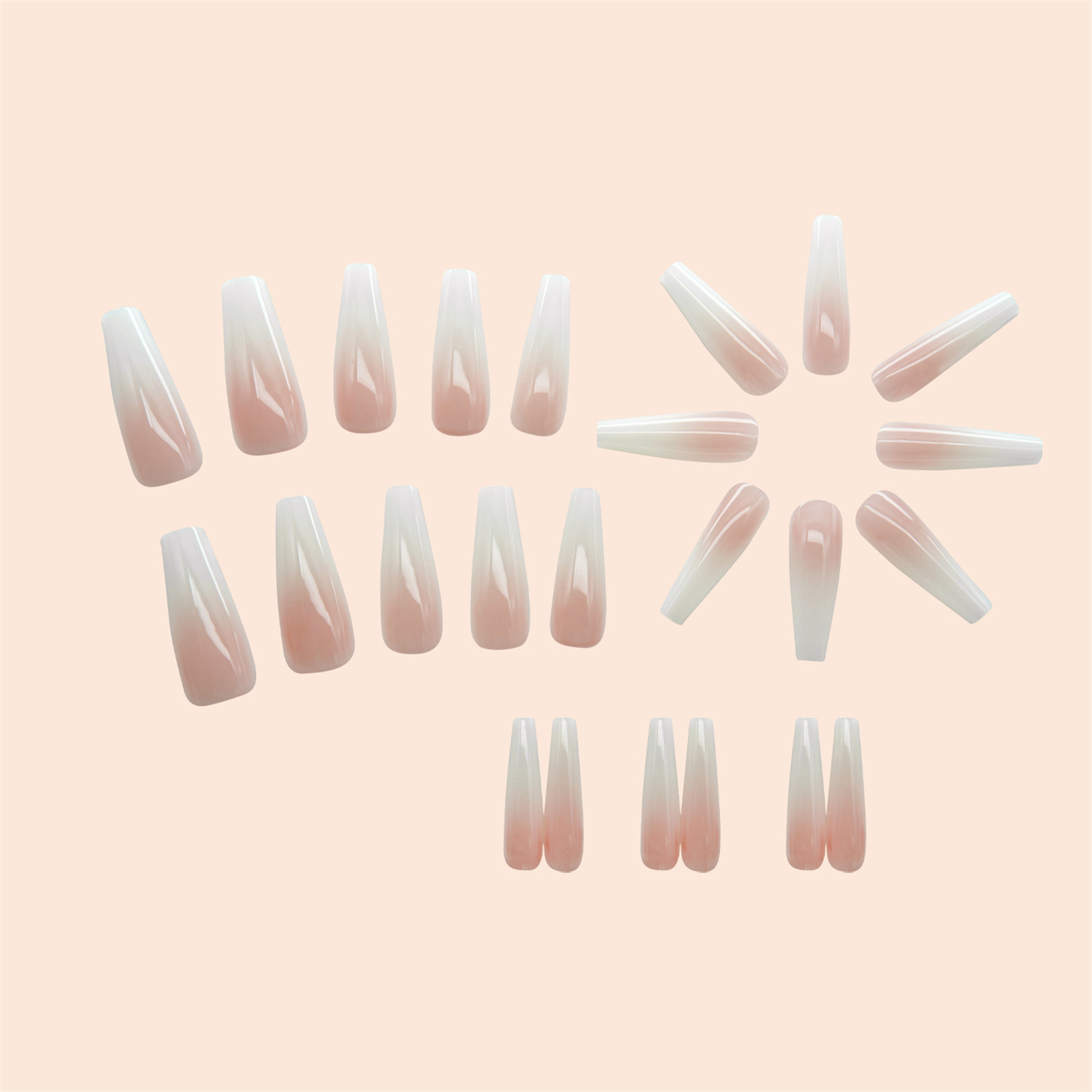 Long Ballerina Fake Nails for  - Nail Art Wedding review and price