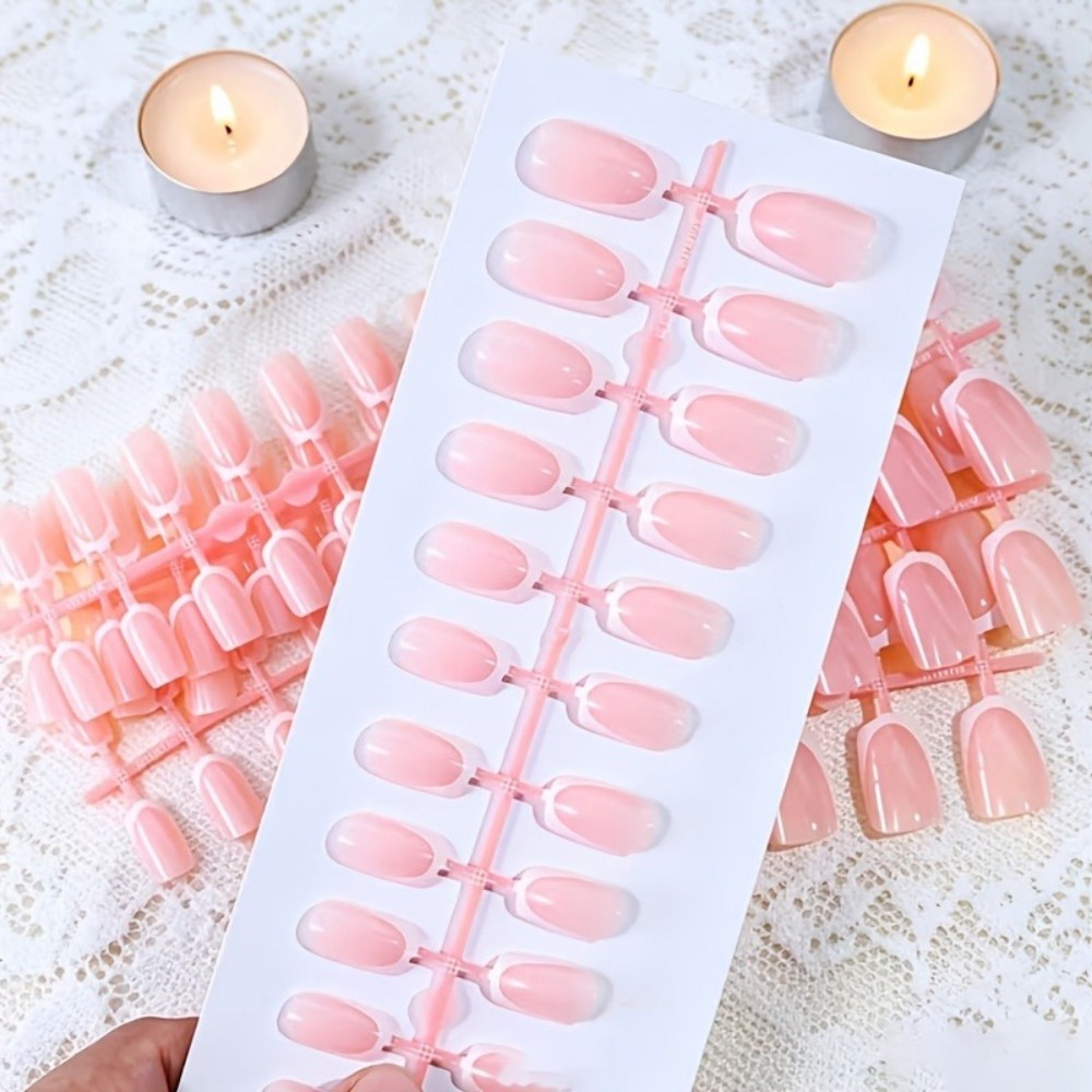 120PCS Short Square French Tip - Nail Art Glossy review and price
