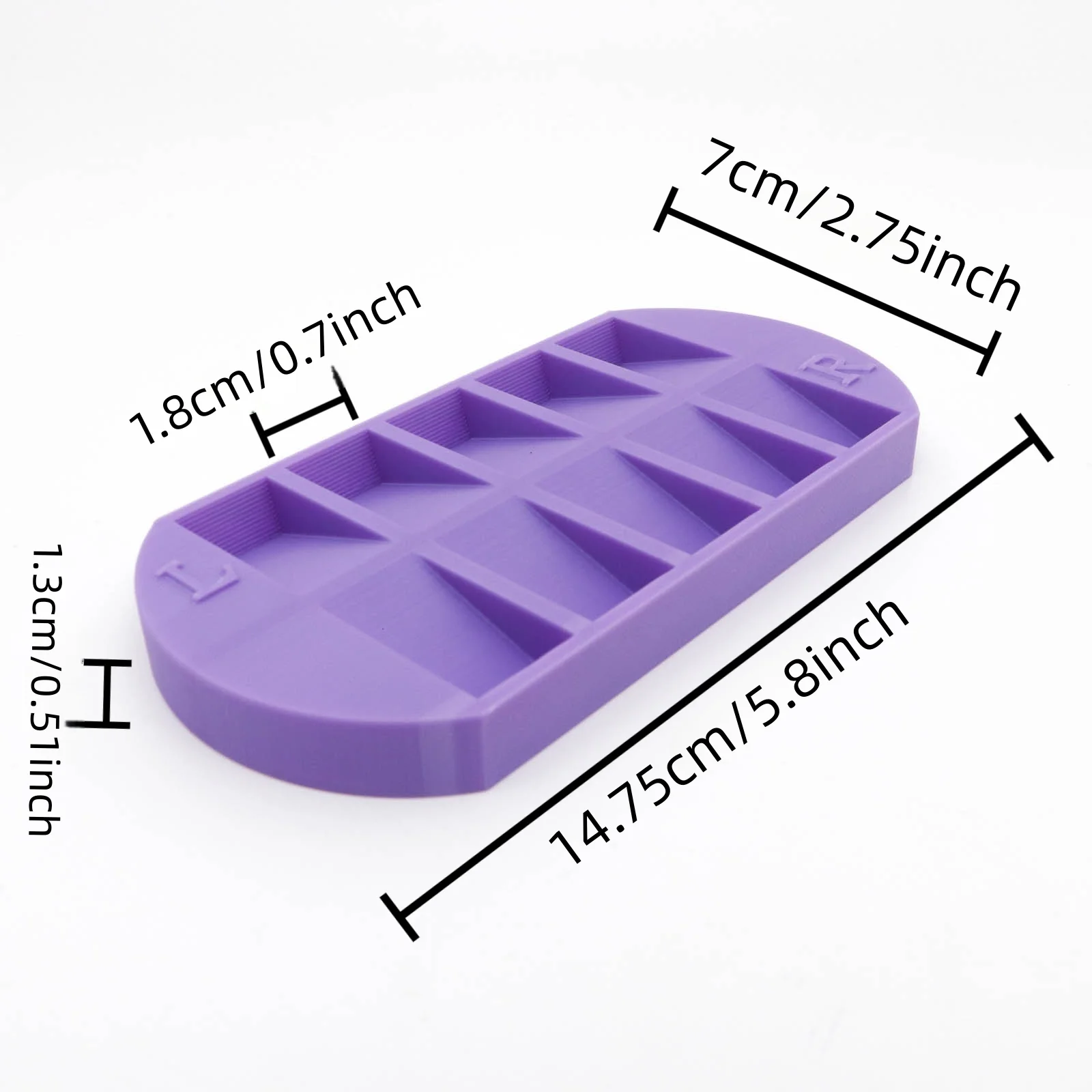 8-Grids Nail Tip Storage Tray  - Nail Art Pinterest review and price
