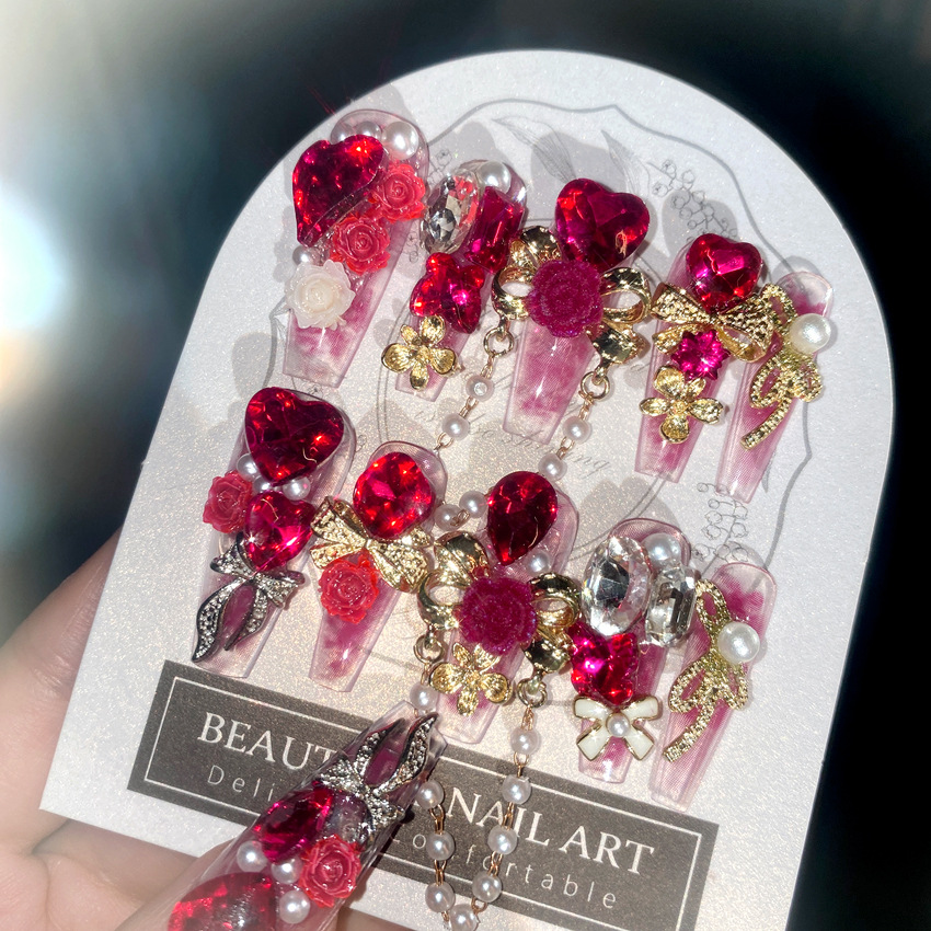 24pcs New Year Heavy Metal Pre - Nail Art Wedding review and price