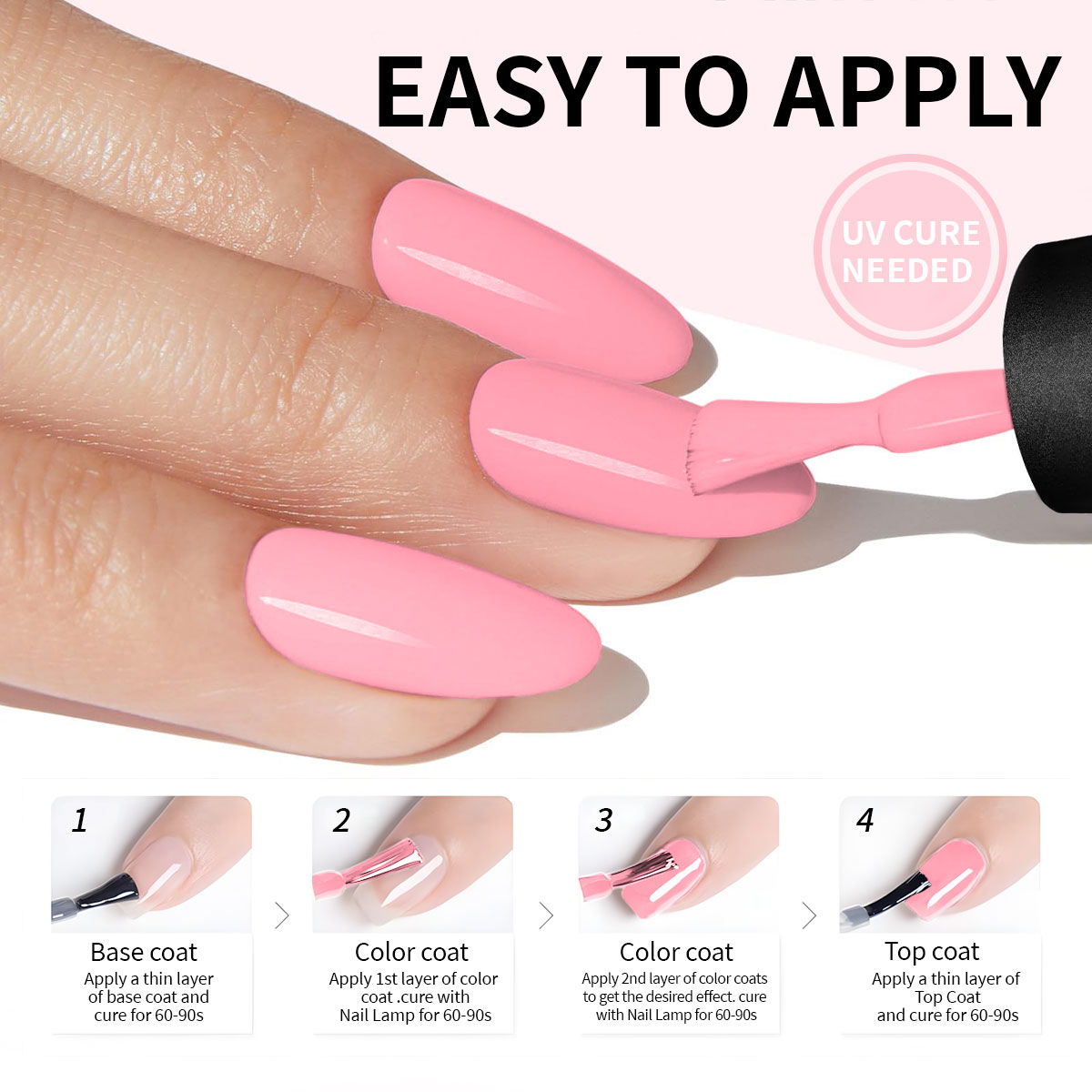 VOKY 6pcs Gel Nail Polish Set, - Nail Art Glossy review and price