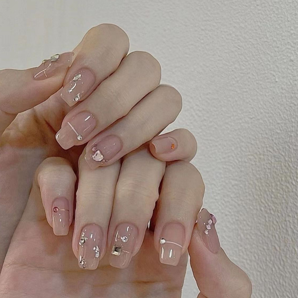 24Pcs Cat's Eye Simple Glitter - Nail Art Inspo review and price