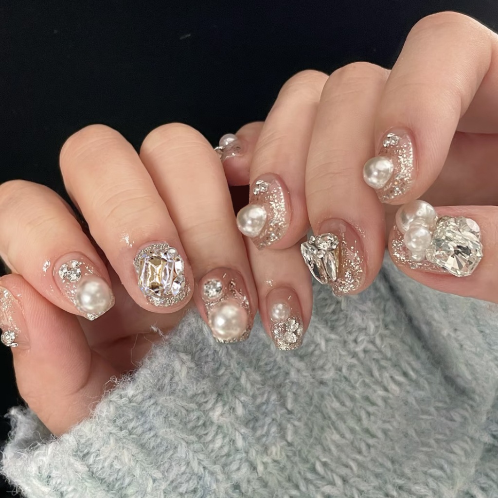24Pcs Cat's Eye Simple Glitter - Nail Art Inspo review and price