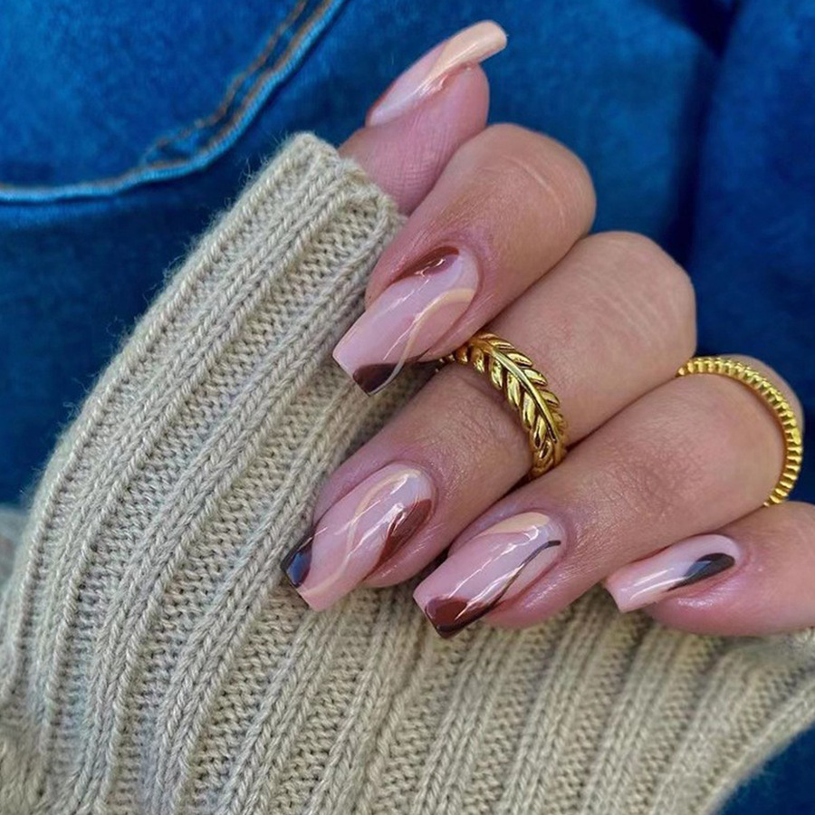 Short Medium fake nails for wo - Nail Art Fake review and price