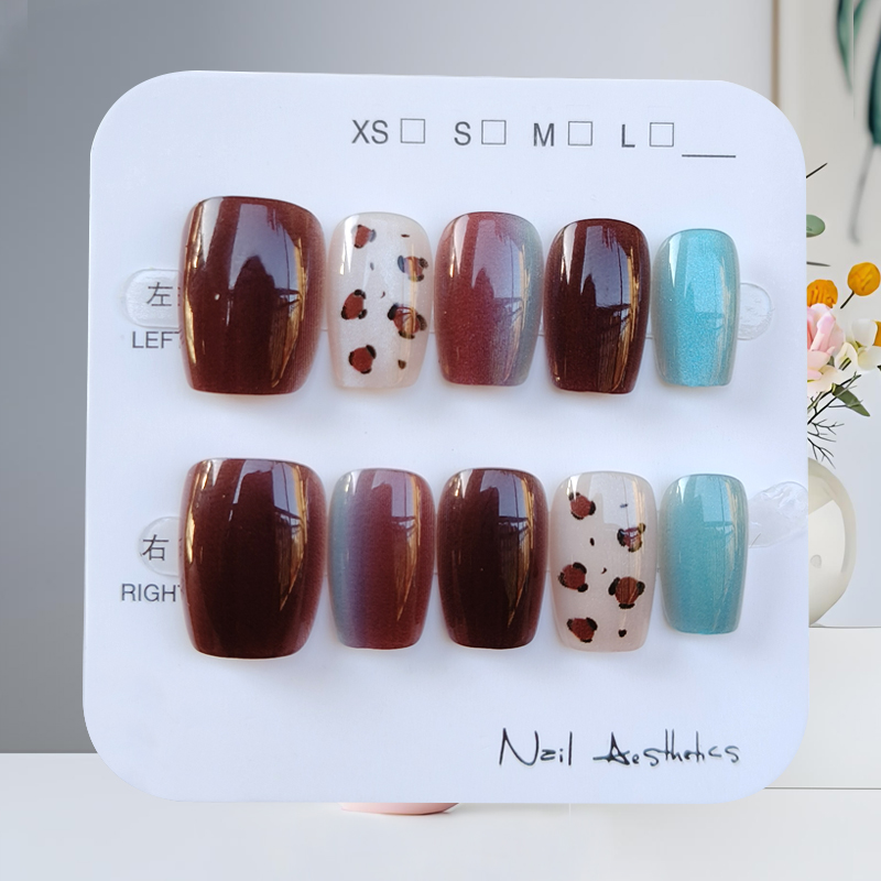 10Pcs Autumn Winter New Style  - Nail Art Fake review and price