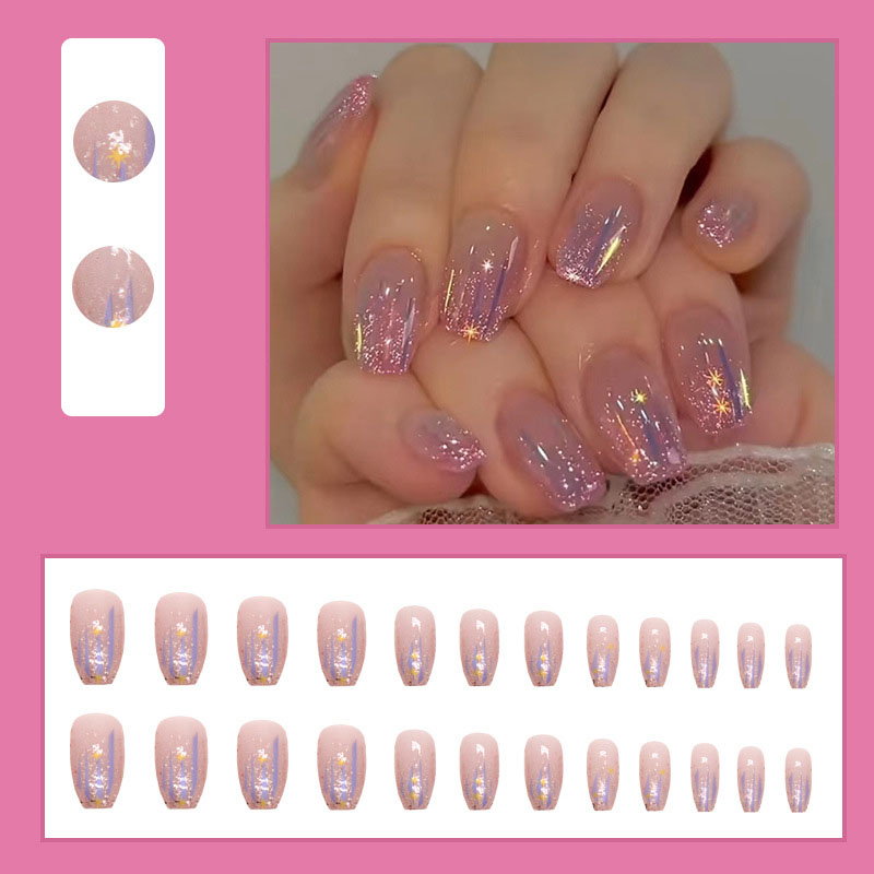 Short fake nails for women gir - Nail Art Glossy review and price