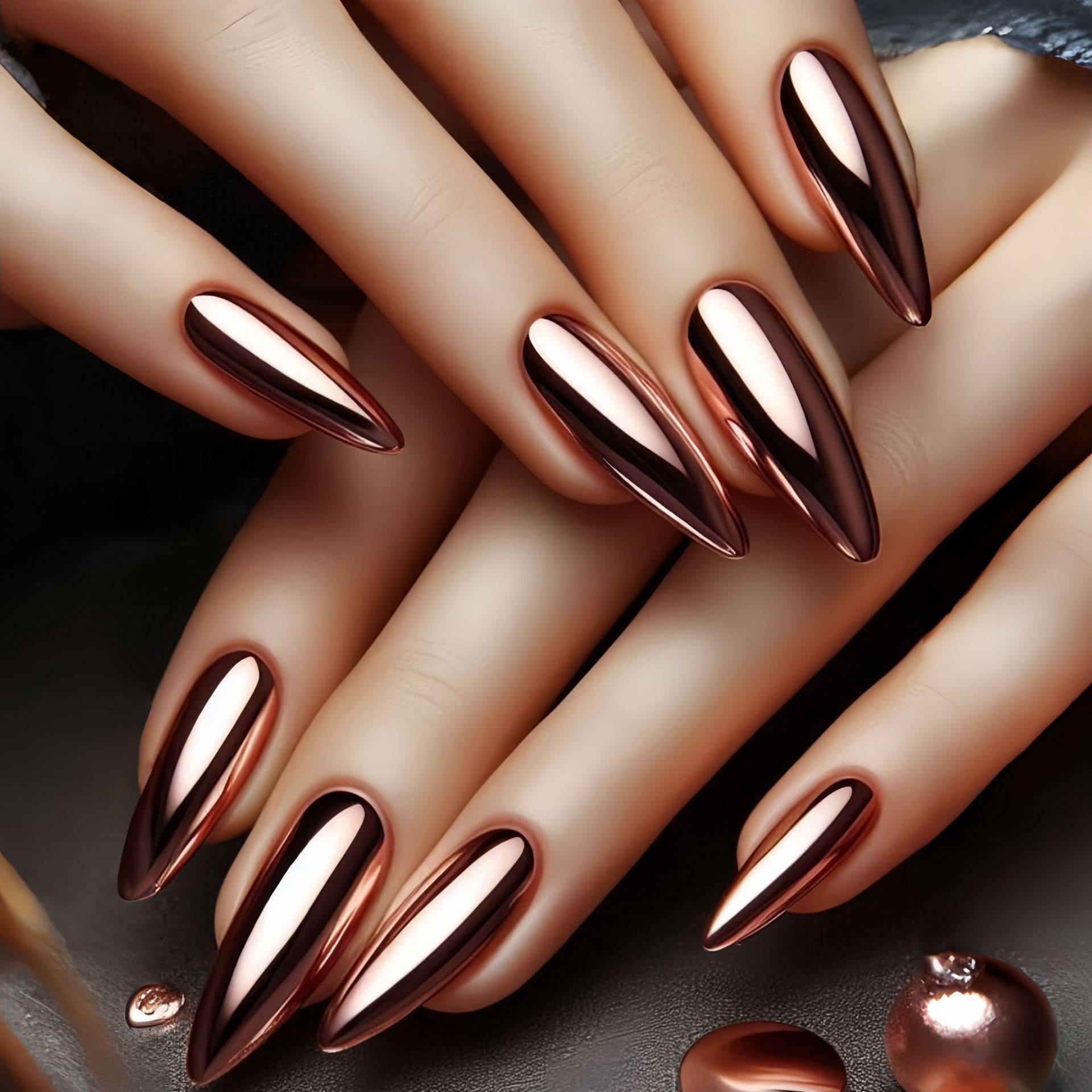 Medium fake nails for women  g - Nail Art Glossy review and price