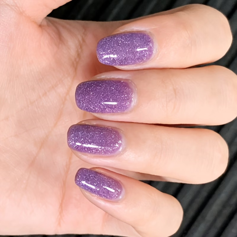 Ice-Clear Grape Purple Crushed - Nail Art Glossy review and price