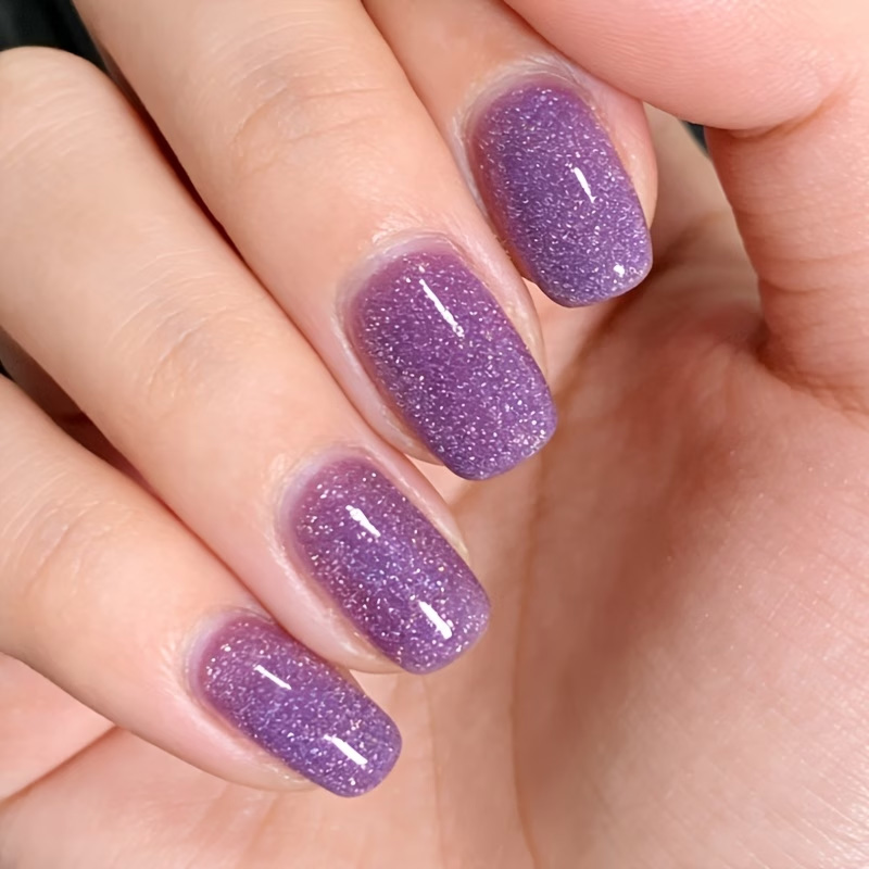 Ice-Clear Grape Purple Crushed - Nail Art Glossy review and price