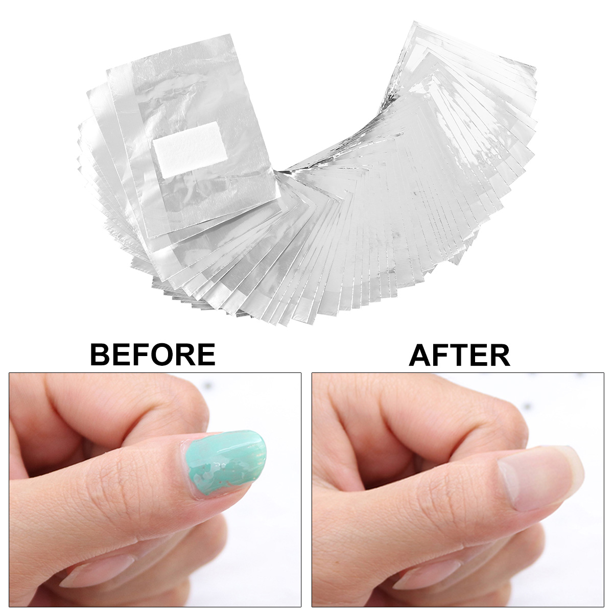 500/1000Pcs Aluminium Foil Gel - Nail Art Remove review and price