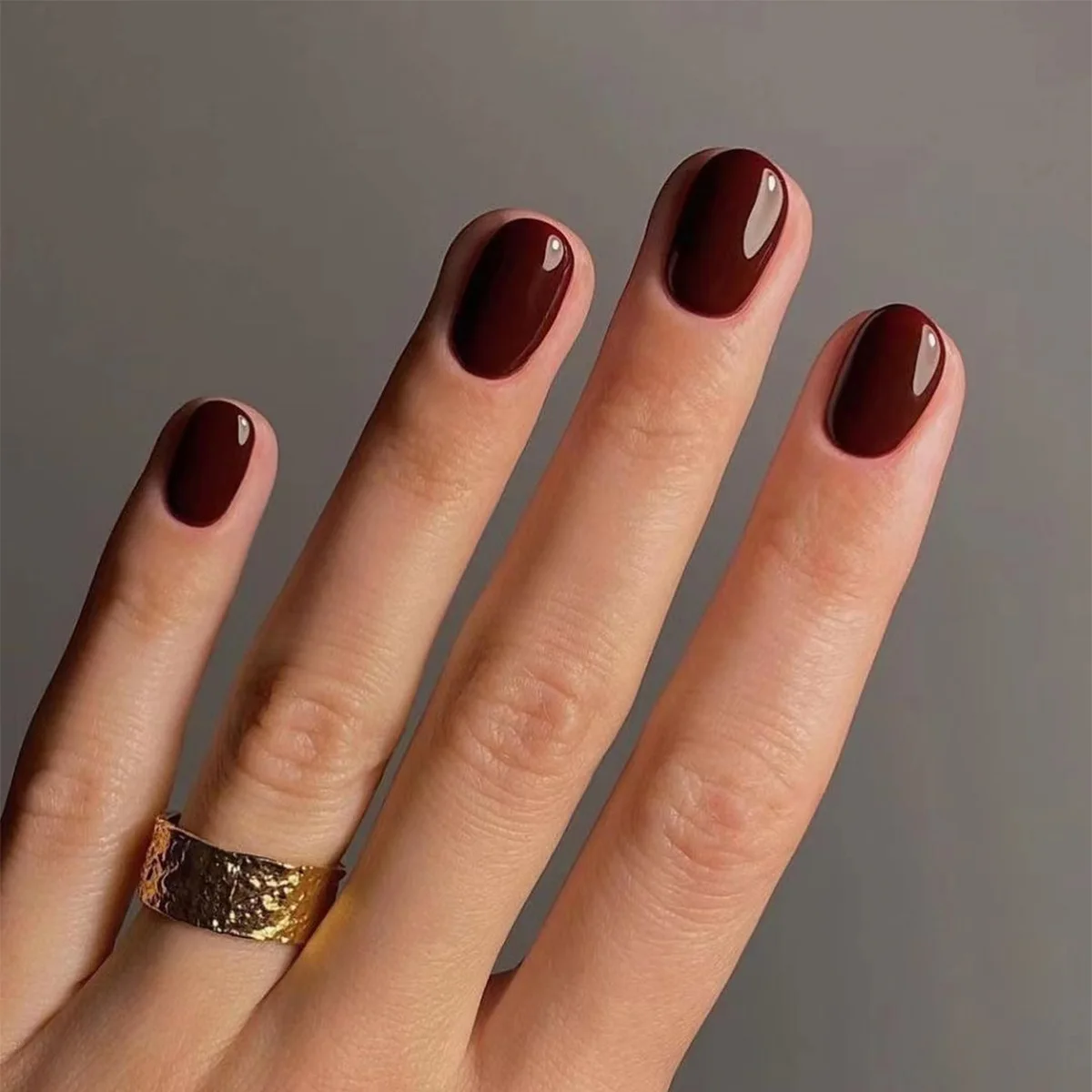 24Pcs Solid Color Press on Nai - Nail Art Glossy review and price