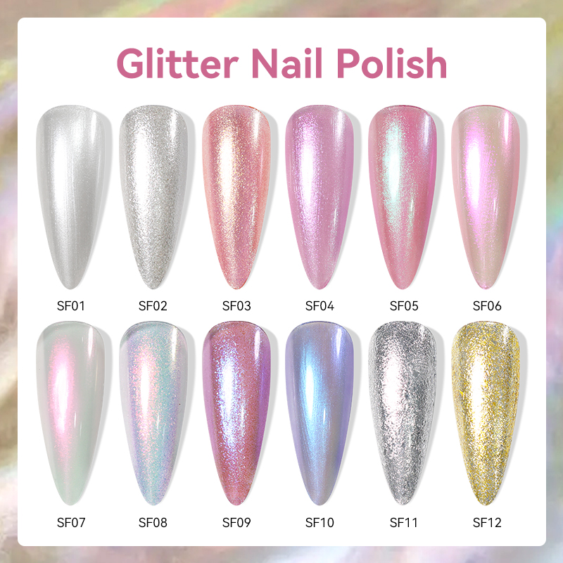 LILYCUTE 7ml 12 Colors Glitter - Nail Art Glossy review and price